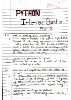 Python Interview questions part 2 Handwritten Notes.pdf